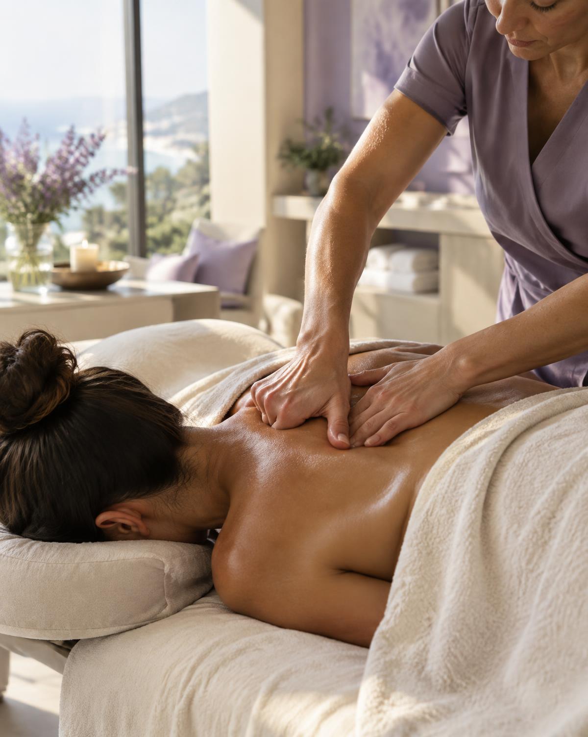 Sports massage treatment at LUNARI Health Co in Manchester